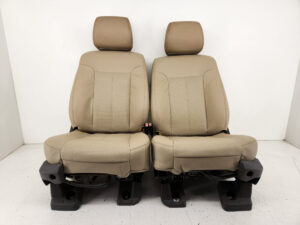 Ford Lariat Power Heated Cooled Bucket Seats (2011-2016) Adobe Tan