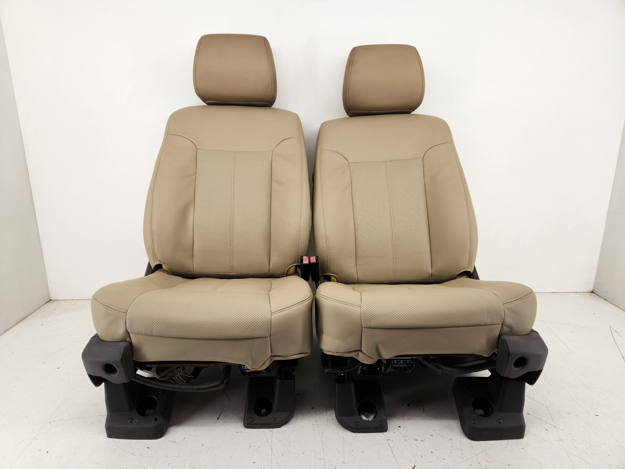 Ford Lariat Power Heated Cooled Bucket Seats (2011-2016) Adobe Tan