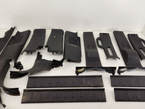 2011-2016 Ford F250 F350 F450 F550 Black Interior Trim Set A/B/C Pillars CHARCOAL OEM