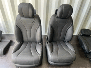 Mercedes S-Class W222 Black Leather Front Seat w/TV