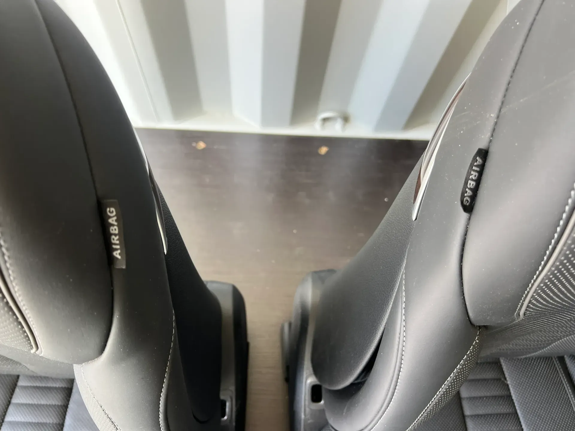 Second image of Mercedes S-Class W222 Black Leather Front Seat w/TV