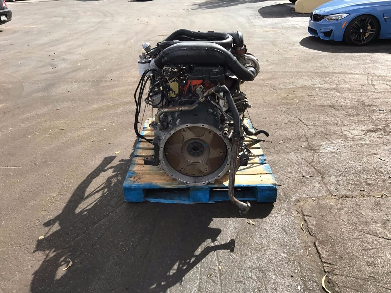 Second image of Isuzu 6HE1 7.1L Diesel Engine Assembly