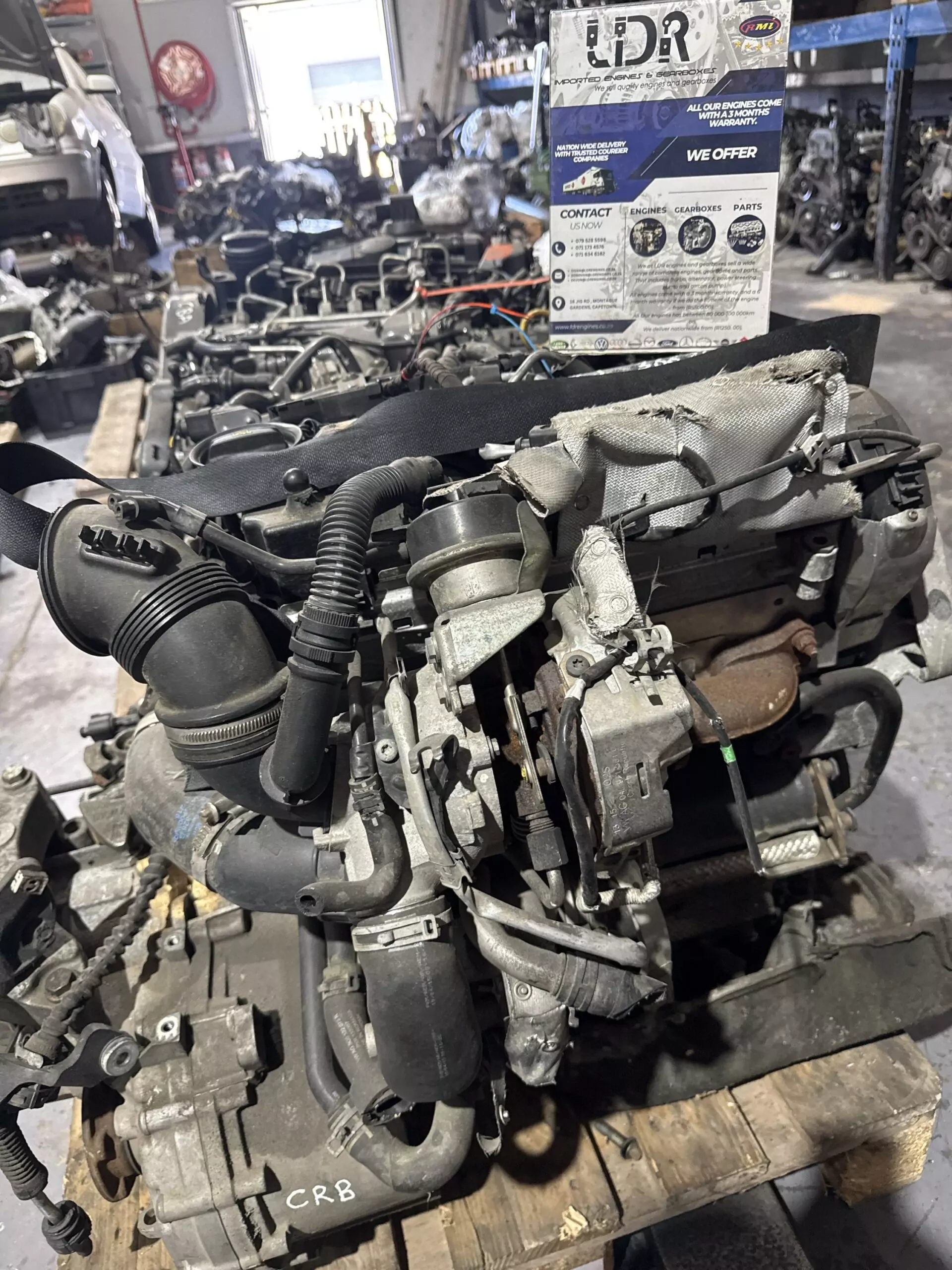 Second image of Volkswagen Golf 6/7 & Audi 2.0 TDI CRB Diesel Engine – Low Mileage, UK Import