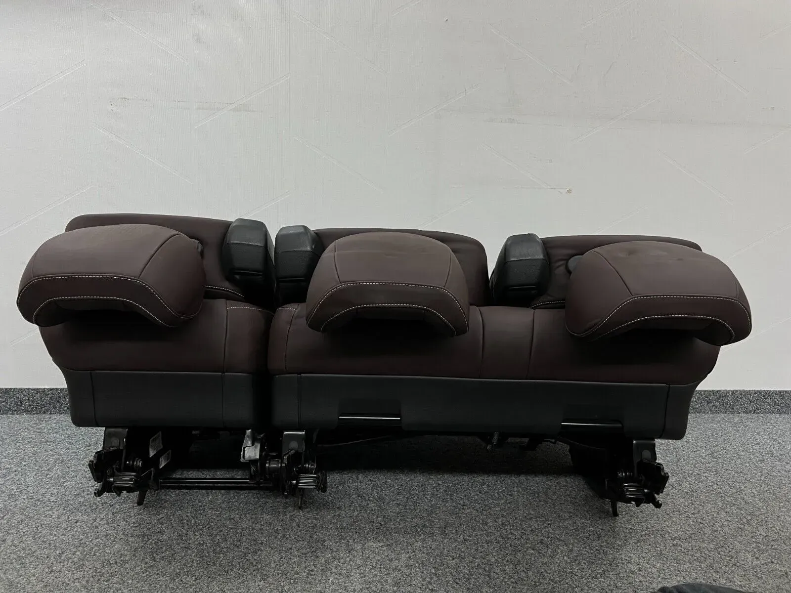 Second image of Mercedes V-Class/Vito W447 3-Seater Nappa Leather Bench Brown